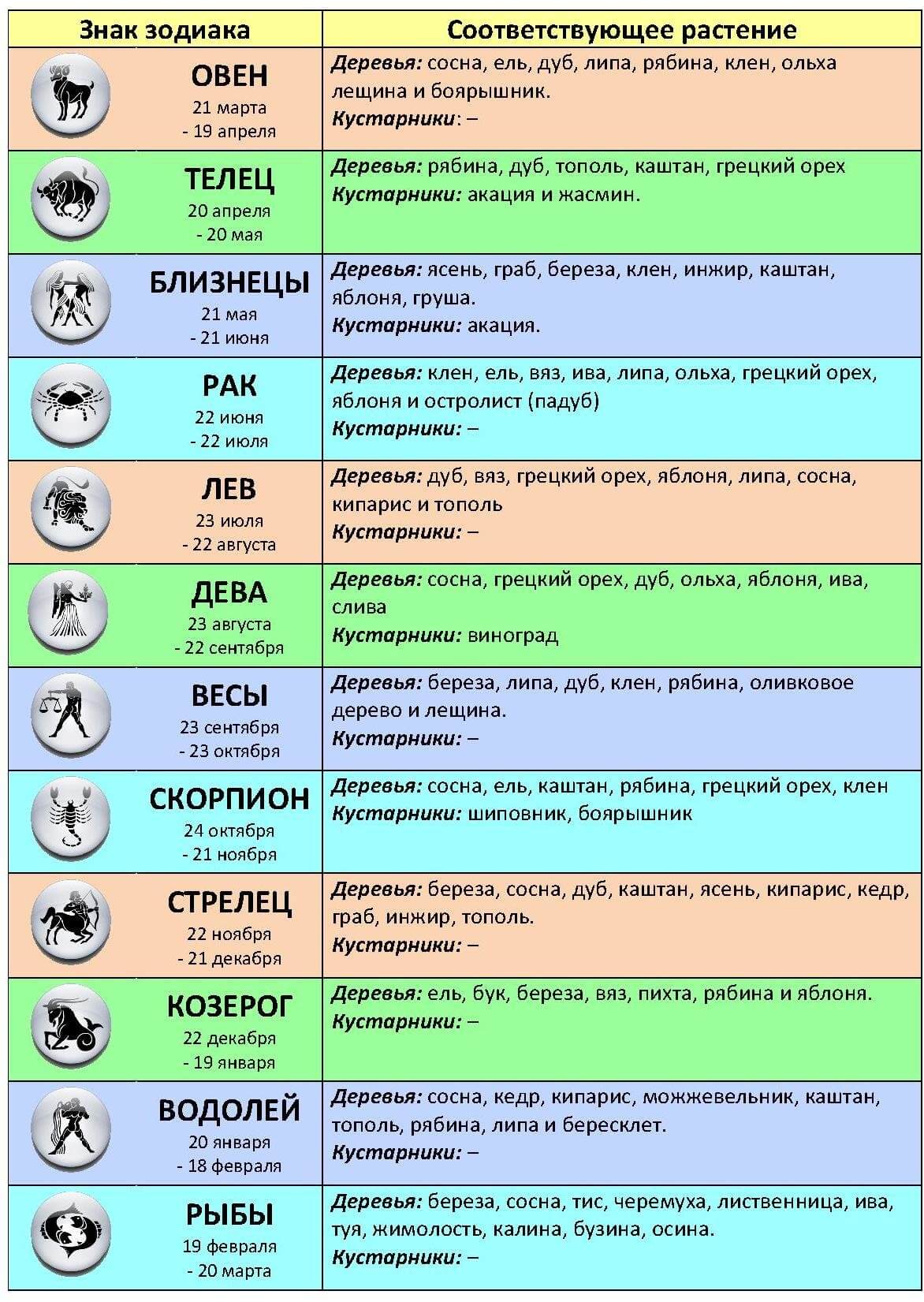 Знаки зодиака онлайн